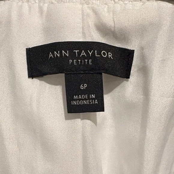 Ann Taylor Ivory Textured Tweed Blazer - Picture 4 of 14